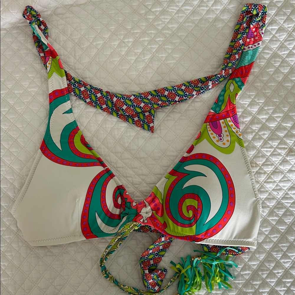 Trina Turk Multicolor Bikini Top